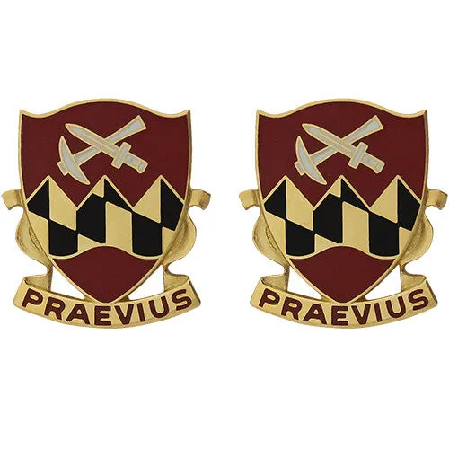 121st Engineer Battalion Unit Crest (Praevius) - Sold in Pairs