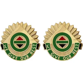 14th Military Police Brigade Unit Crest (We Give Our Best) - Sold in Pairs