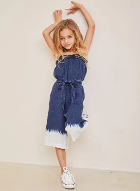 Bella Dahl Girl Wide Leg Jumper in Bleach Dip