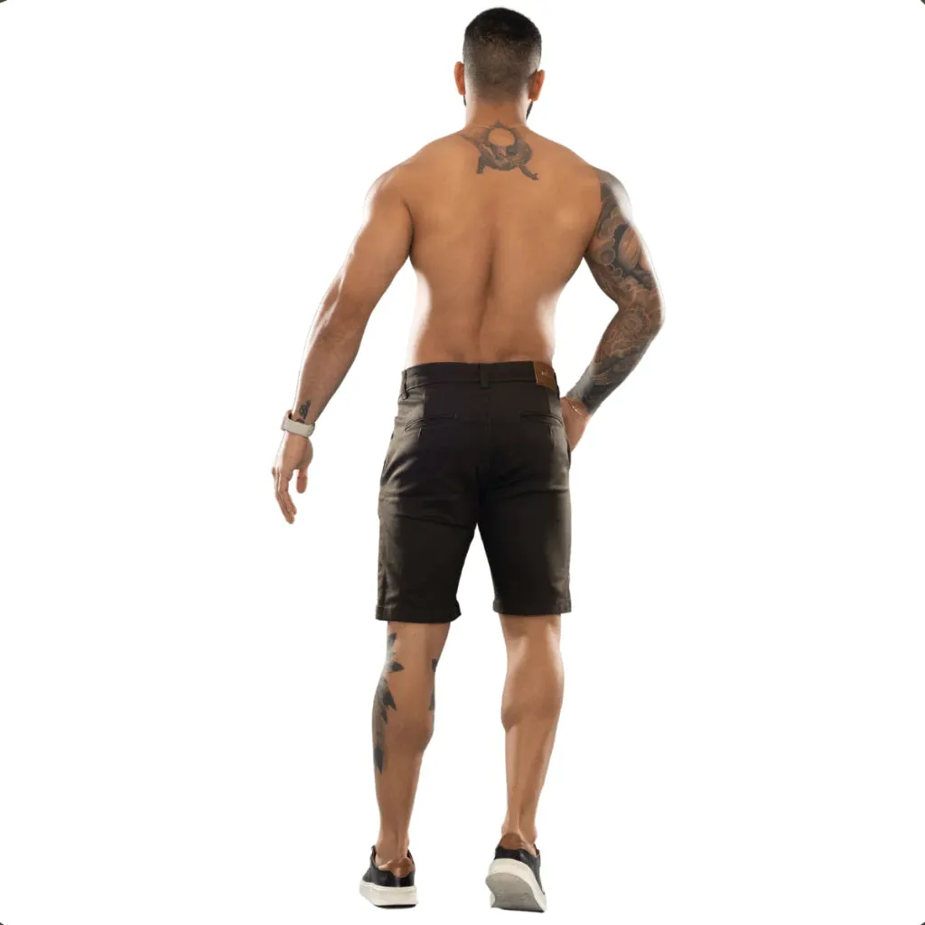 Bermuda Jeans Masculina Com Lycra Elastano Short Masculino