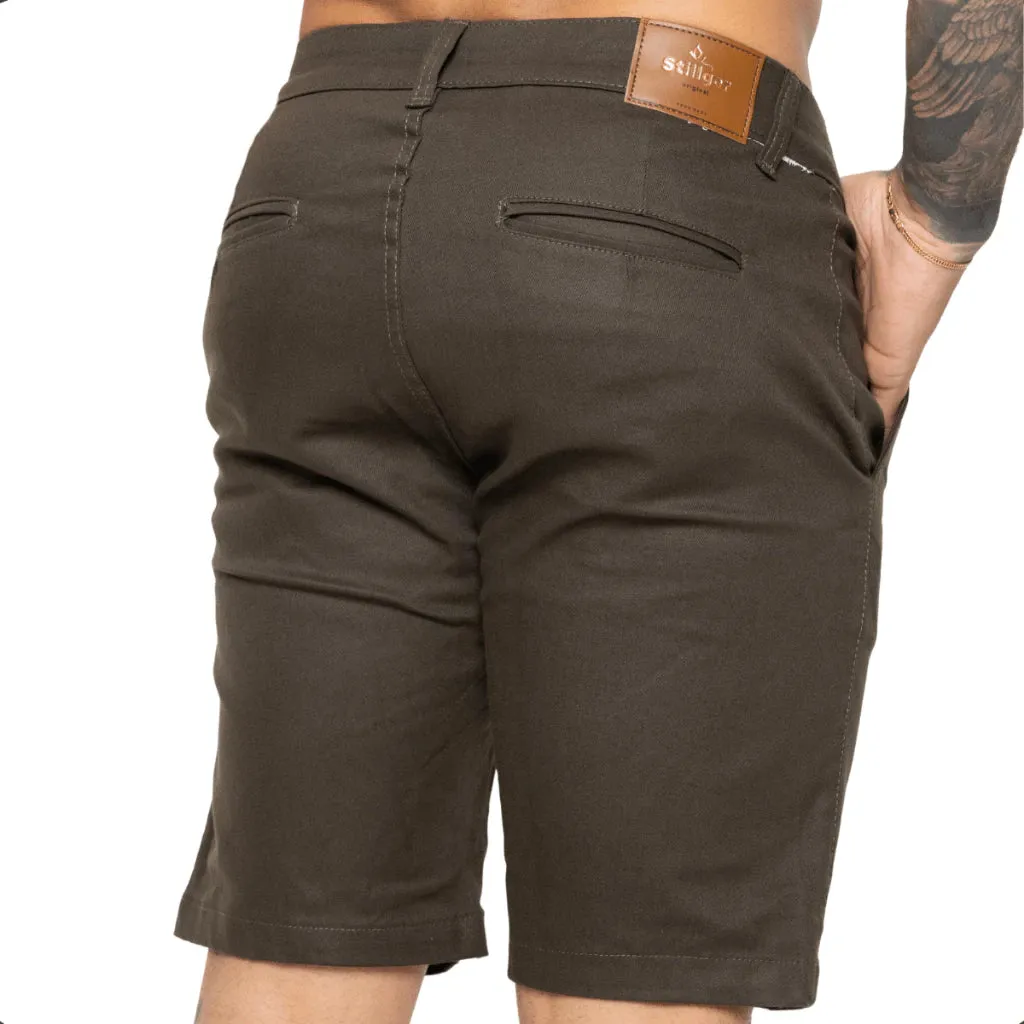 Bermuda Jeans Masculina Com Lycra Elastano Short Masculino