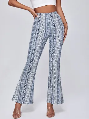 Boho Geometric High Waist Long Women Pants