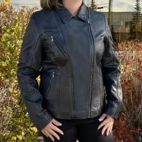 BOL Women's Lamb Leather Biker Style Jacket