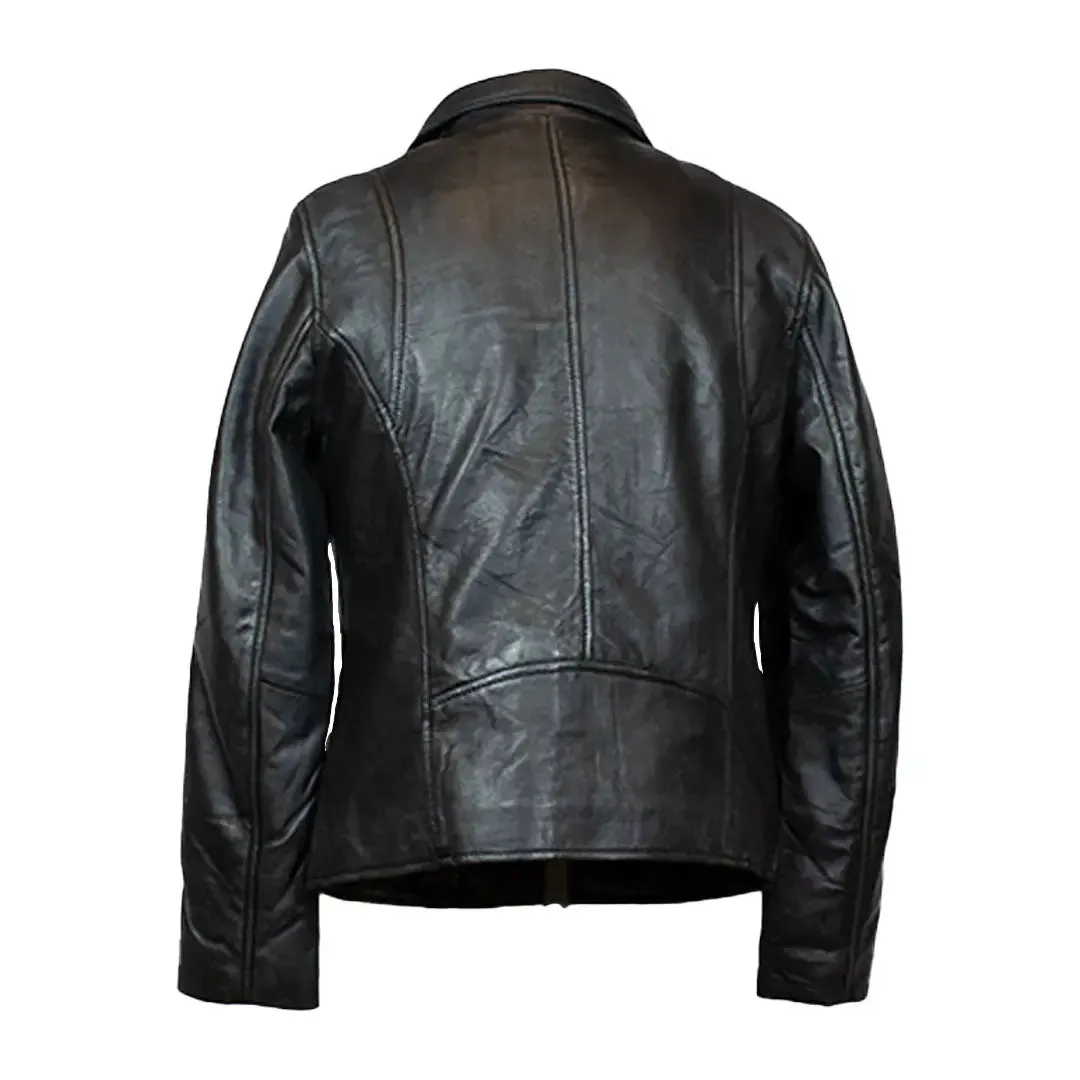 BOL Women's Lamb Leather Biker Style Jacket