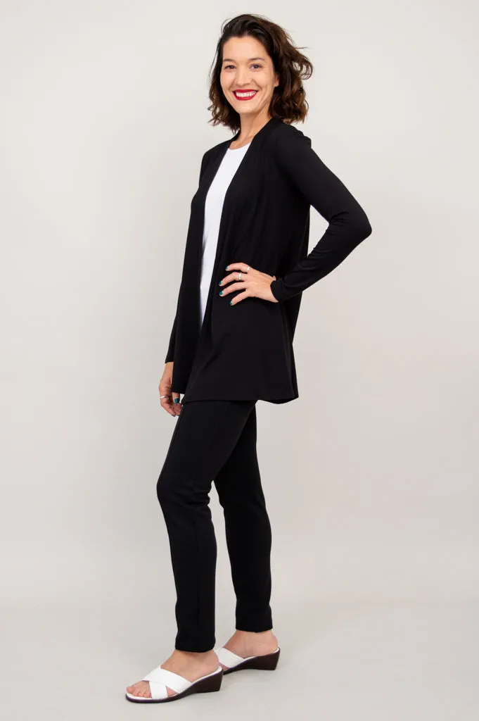 Chopra Jacket, Black, Bamboo