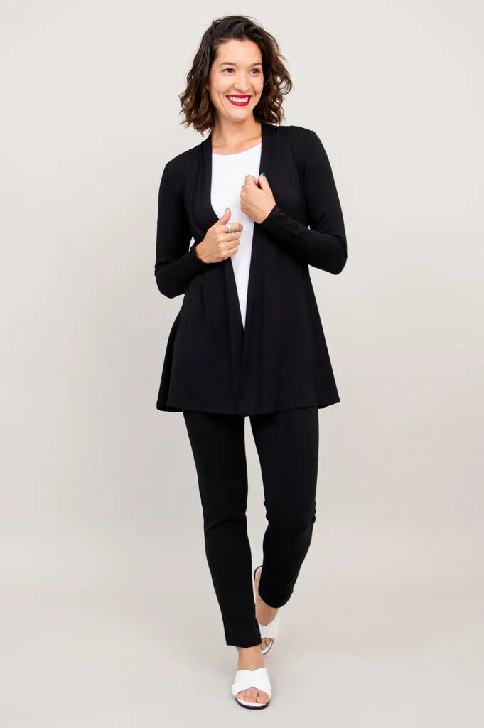 Chopra Jacket, Black, Bamboo