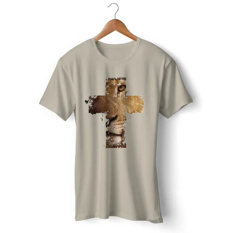 Christian T-Shirt <br> Lion Cross