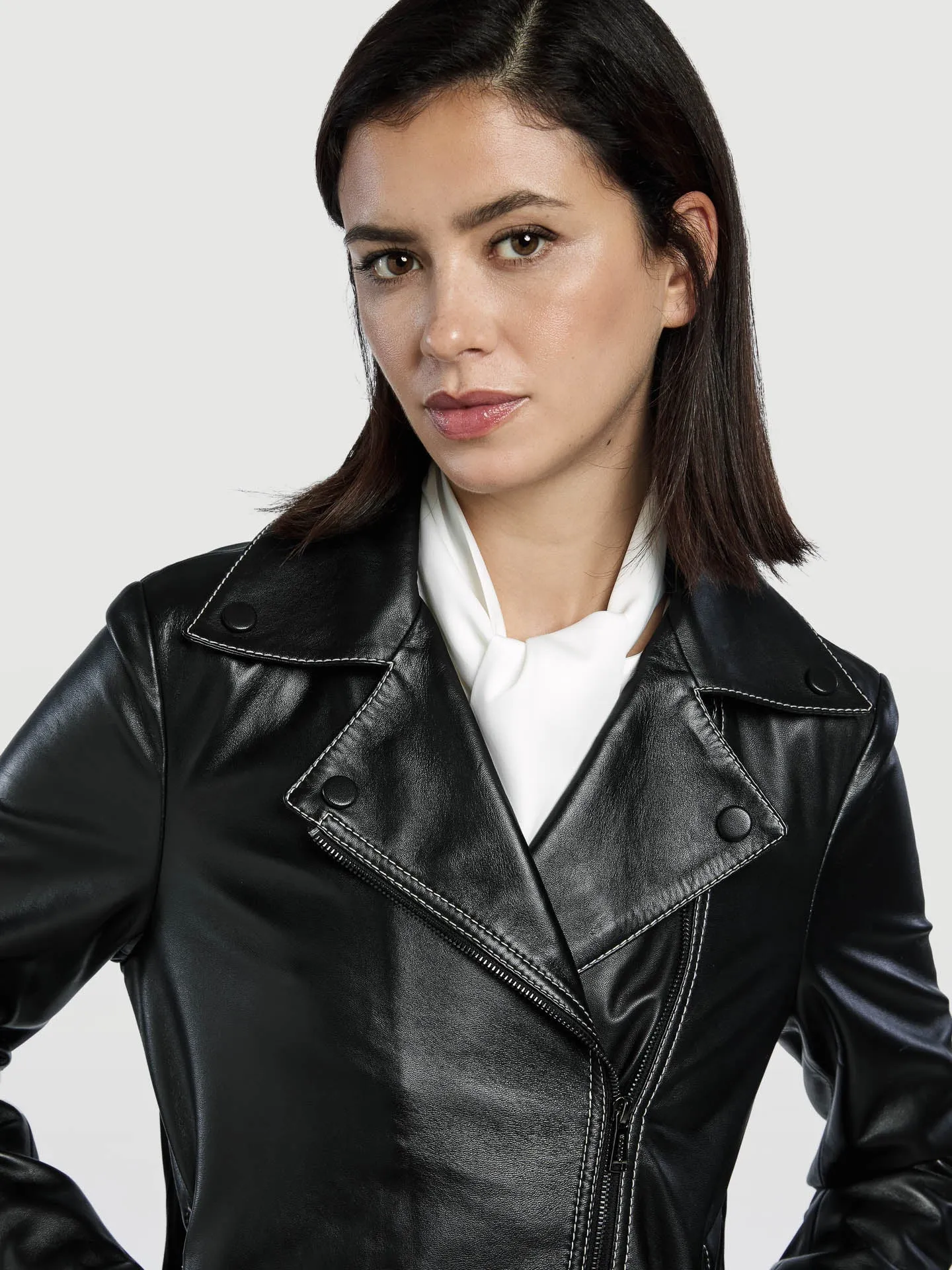 Classic Biker Leather Jacket