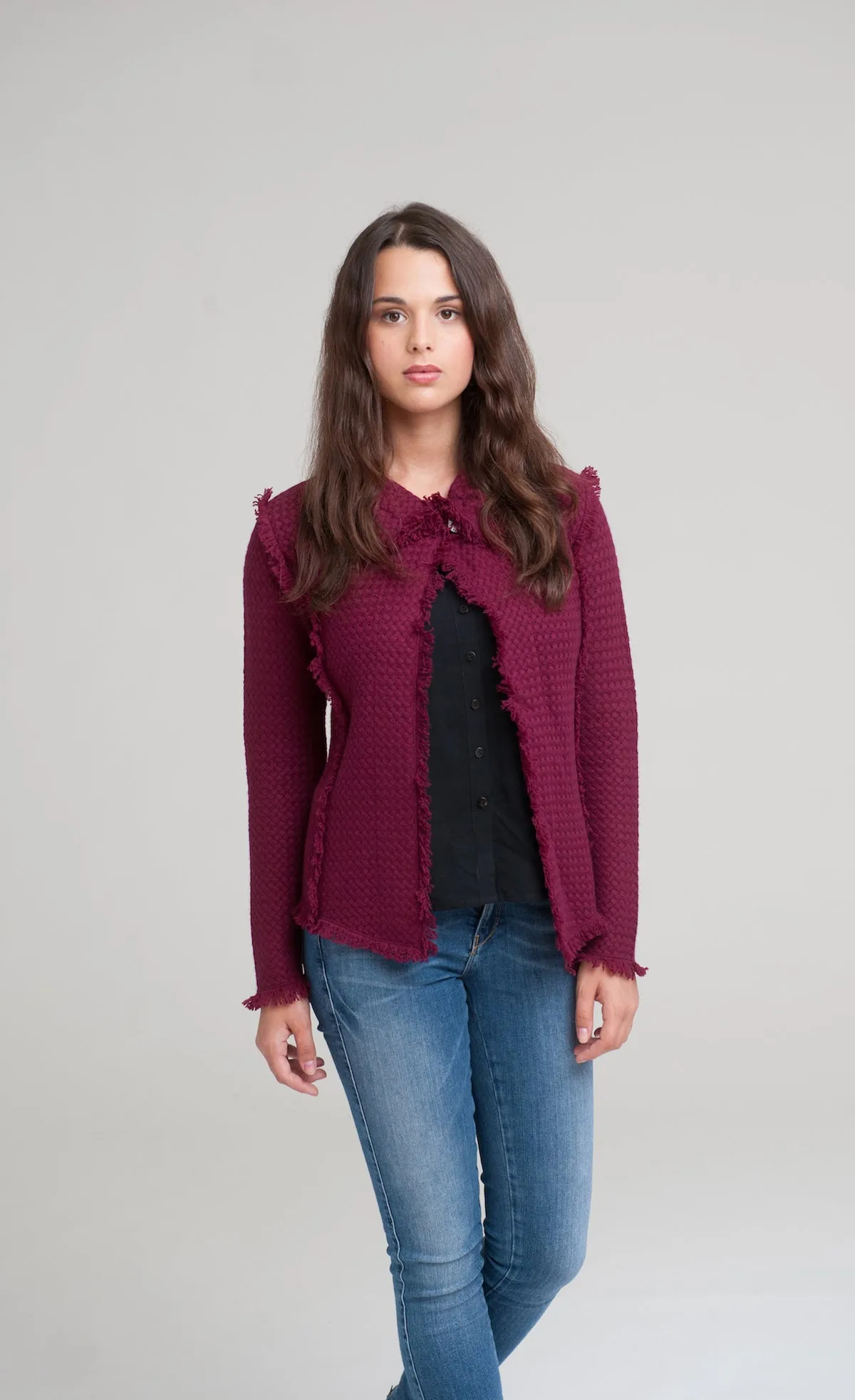 Classic COCO Jacket - Burgundy