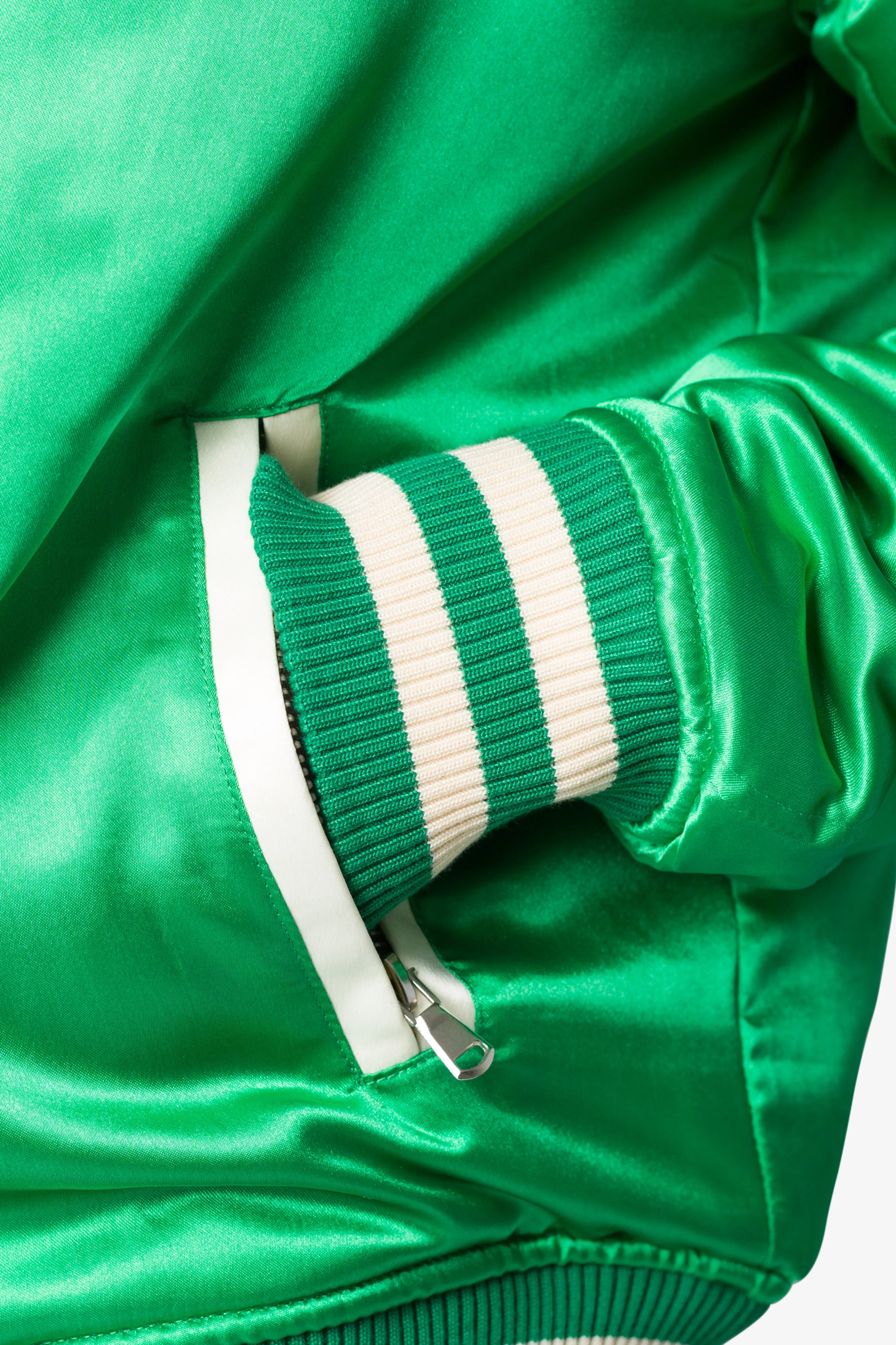 Classic Varsity Jacket - Green