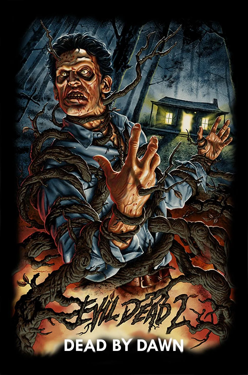 Evil Dead By Dawn - Classic Horror Movie Art - T-Shirt