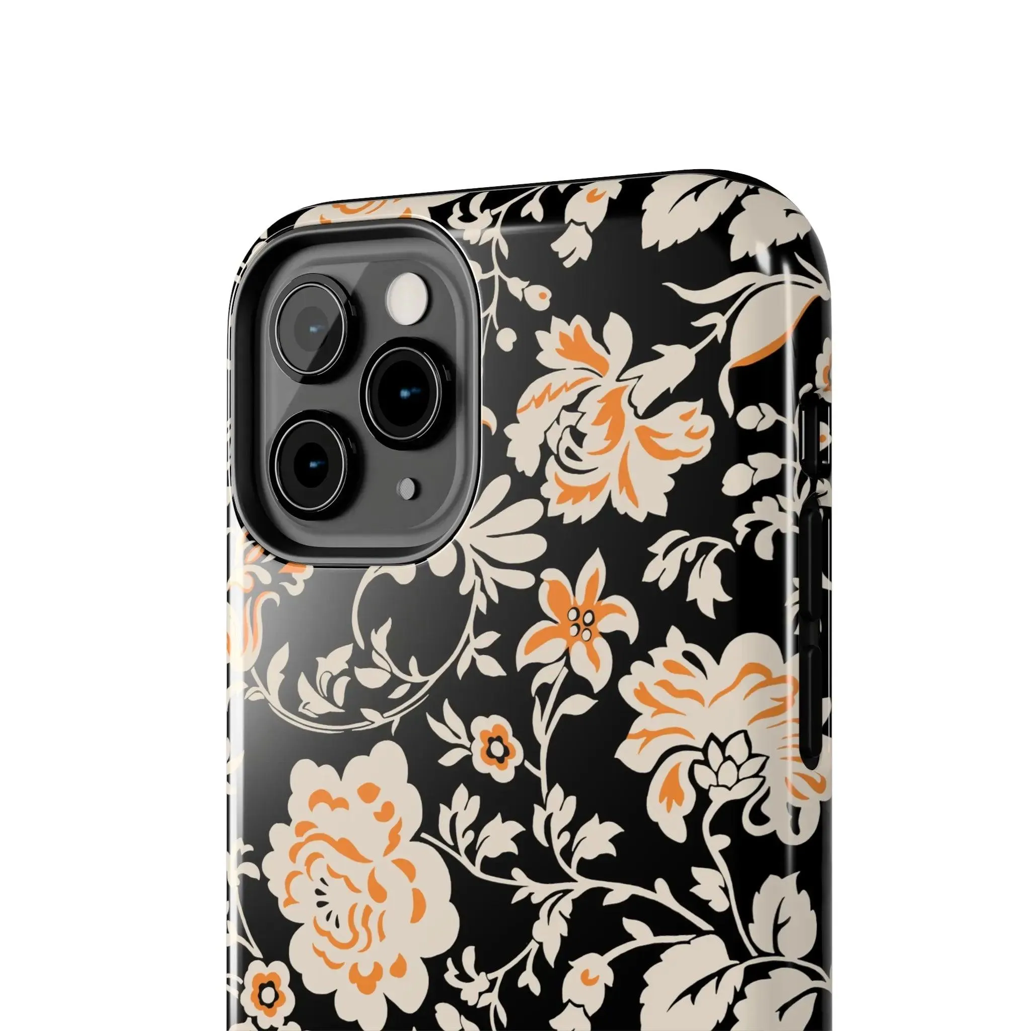 Floral Monochrome | Orange Flower Case