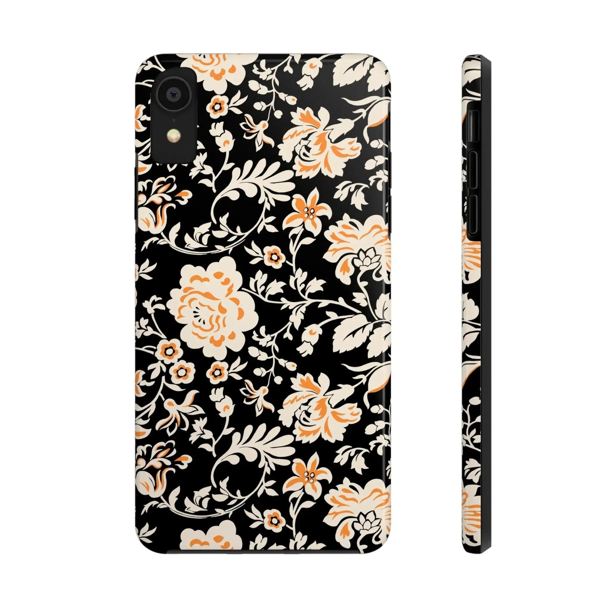 Floral Monochrome | Orange Flower Case