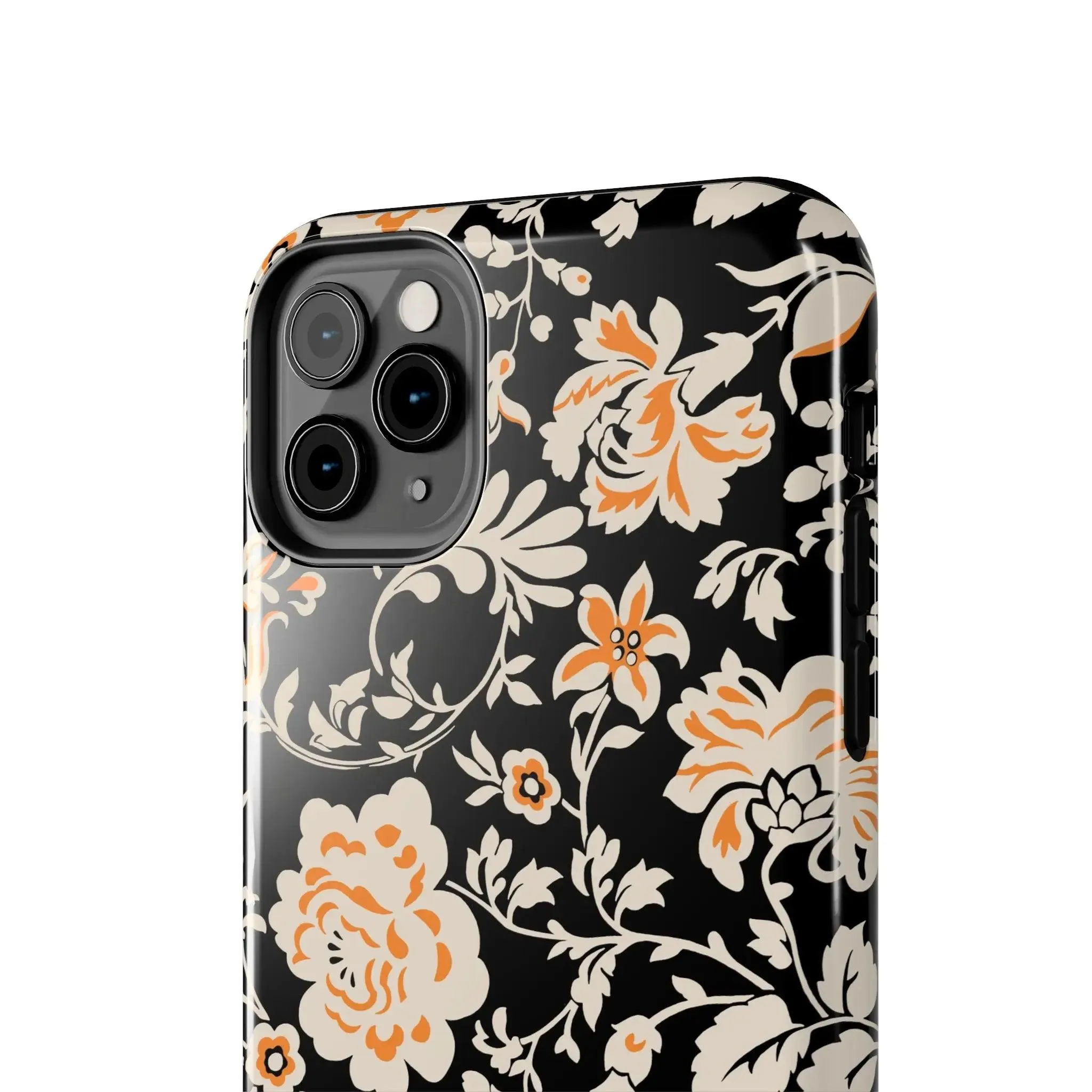 Floral Monochrome | Orange Flower Case