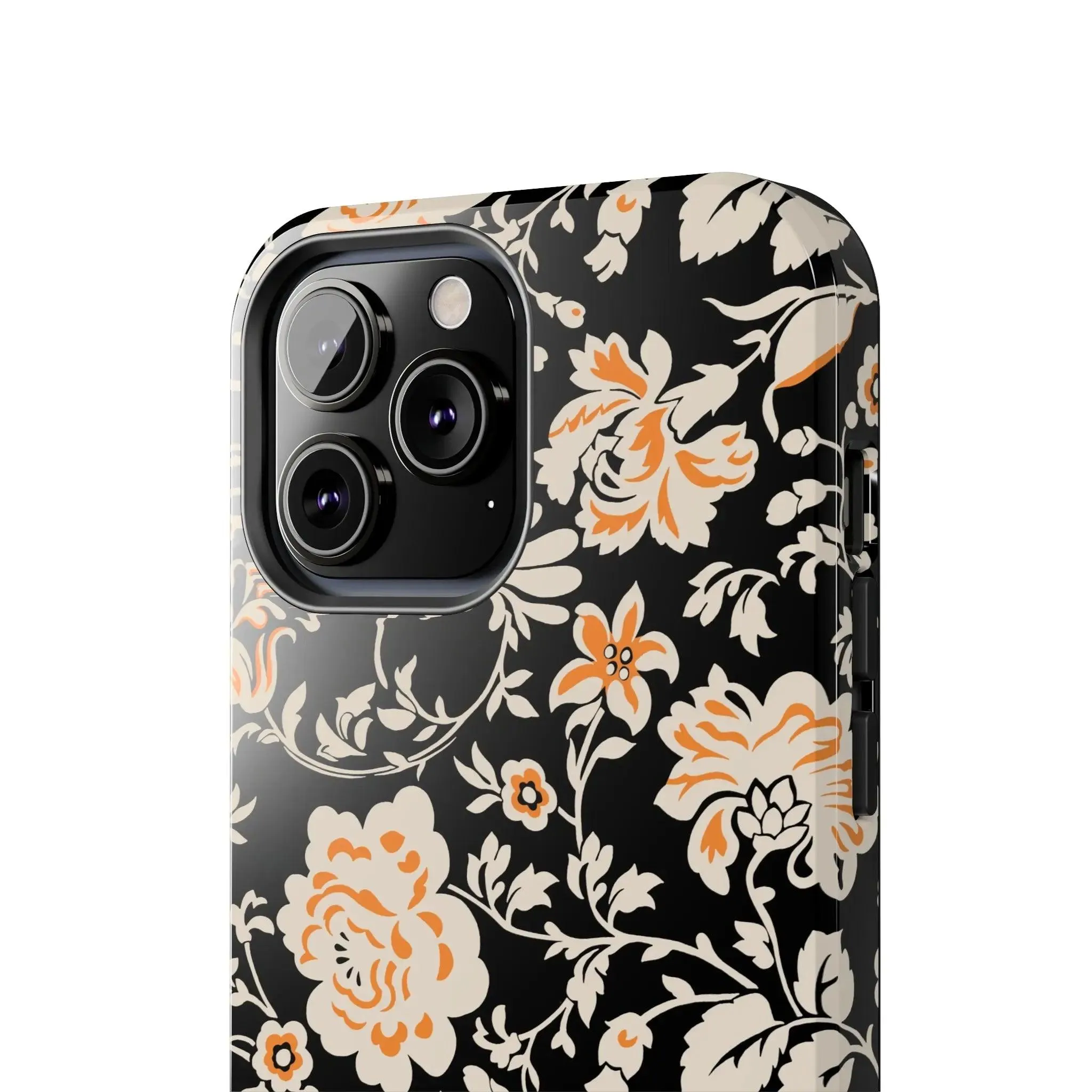 Floral Monochrome | Orange Flower Case