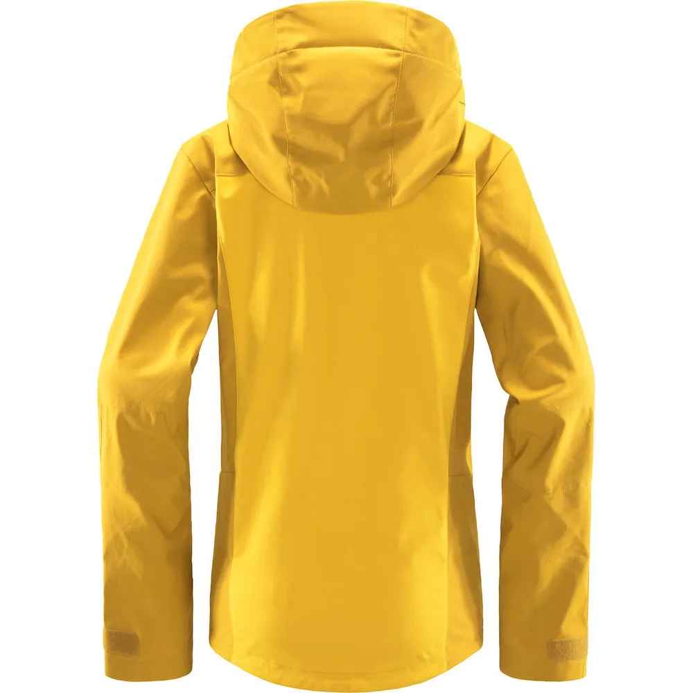 Haglöfs Touring Infinium Jacket Women Pumpkin Yellow/Autumn Leaves | Buy Haglöfs Touring Infinium Jacket Women Pumpkin Yellow/Autumn Leaves here | Outnorth