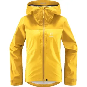 Haglöfs Touring Infinium Jacket Women Pumpkin Yellow/Autumn Leaves | Buy Haglöfs Touring Infinium Jacket Women Pumpkin Yellow/Autumn Leaves here | Outnorth