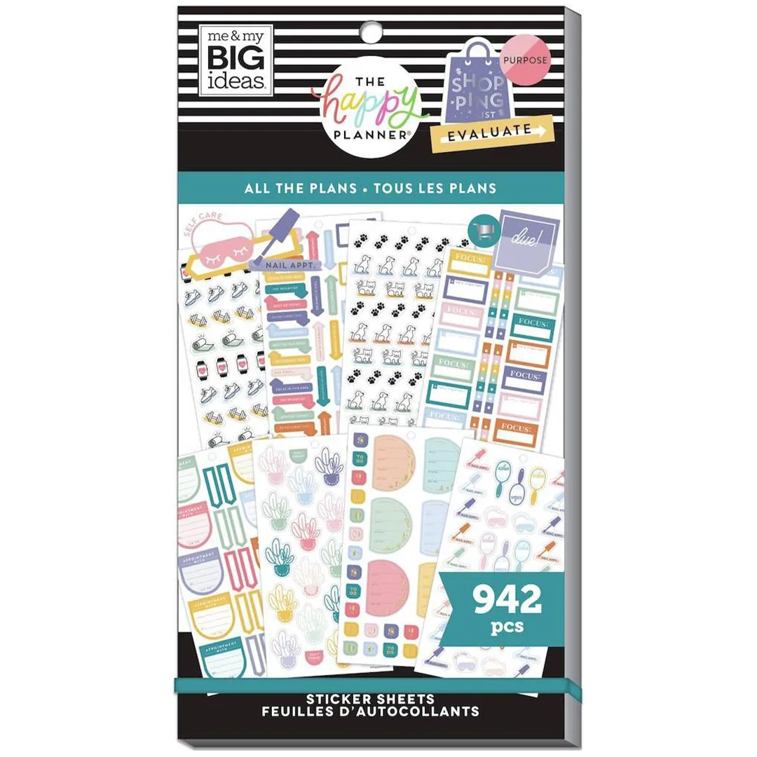 Happy Planner All the Plans Stickers Value Pack