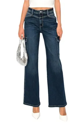 High Rise Wide Jeans