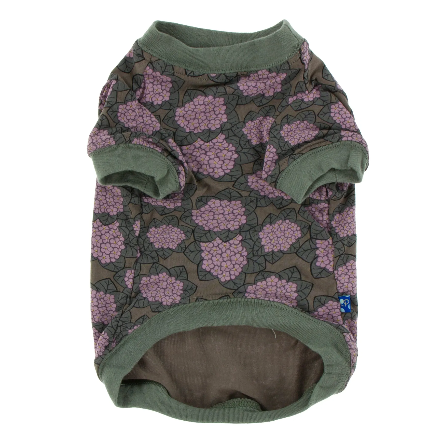 Kickee Pants Print Dog Tee - African Violets 1st Delivery