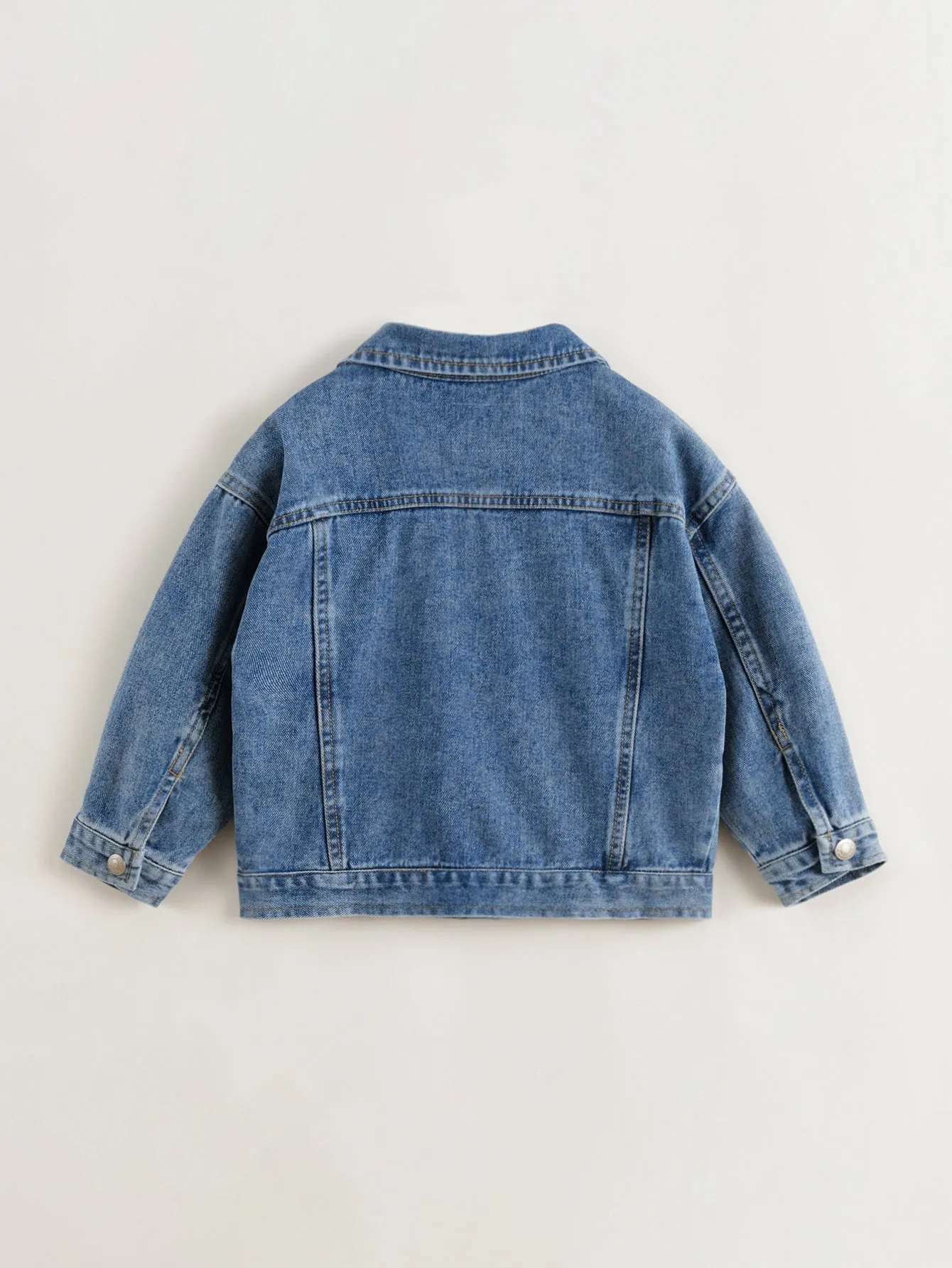 MARC & JANIE Boys Girls Lapel Denim Jacket 241169