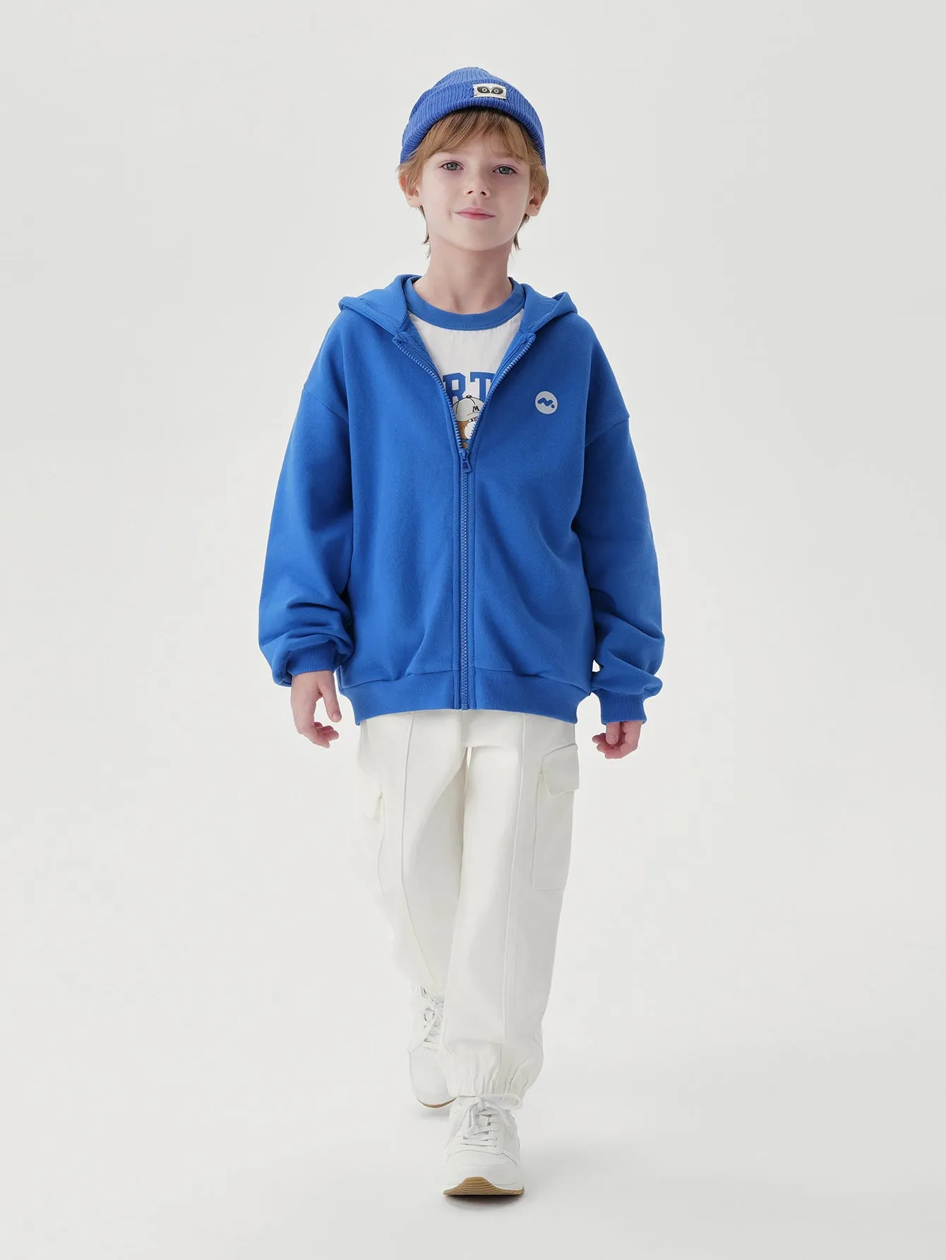 MARC & JANIE Boys Loose Sports Hooded Jacket 241032