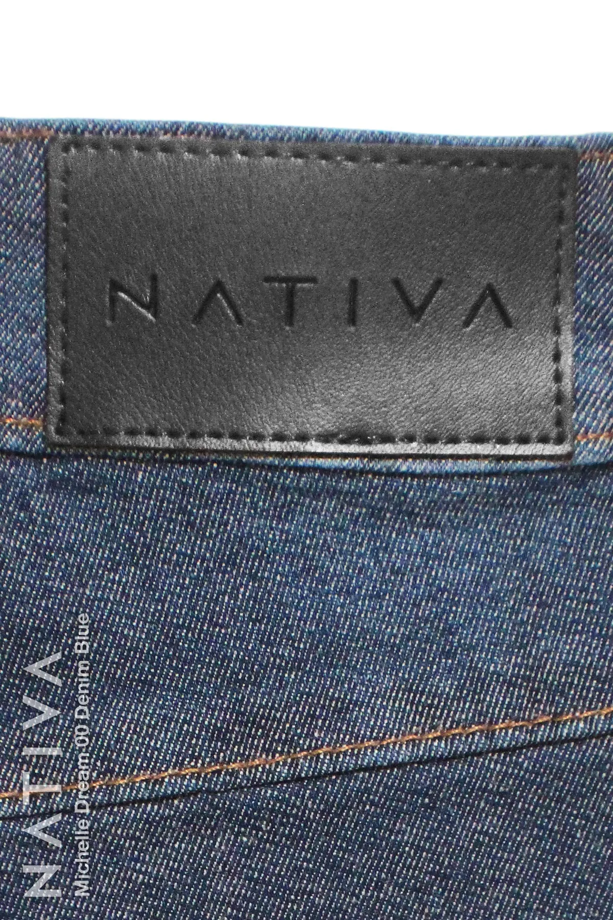 NATIVA, STRETCH JEANS. MICHELLE DREAM 00 DENIM BLUE,  High Shaping Capacity, Ultra Comfy, 24-Hour Wear, Hi-Rise Super Skinny Jeans