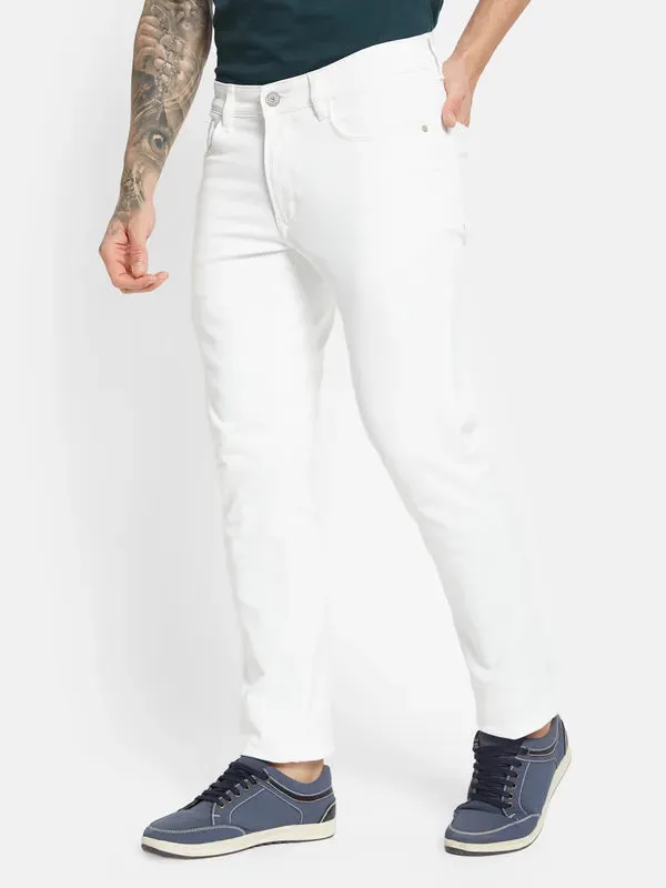 Octave Men Clean Look Cropped No Fade Jeans