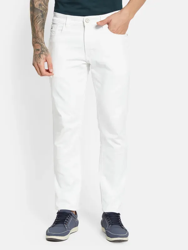 Octave Men Clean Look Cropped No Fade Jeans