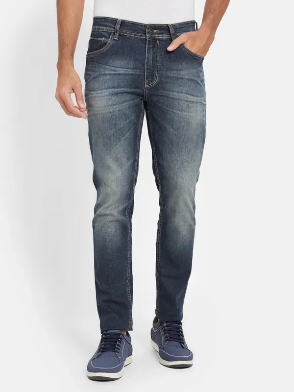 Octave Men Skinny Fit Heavy Fade Comfort Jeans