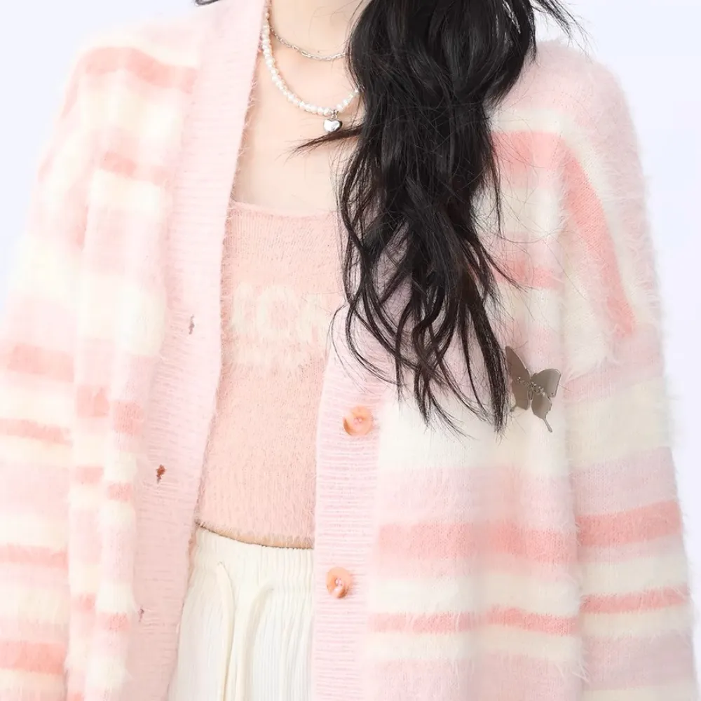 “Pink Butterfly” Cardigan