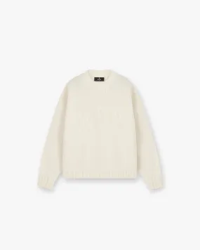 Rep Knit Jumper - Oat