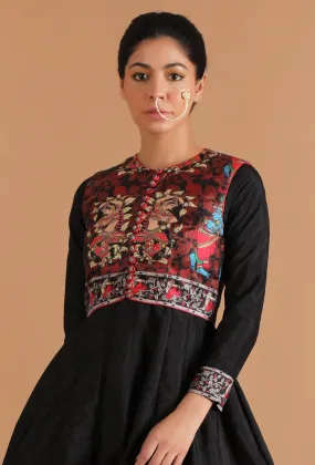 Single: Avni Allover Button Down Kalamkari Jacket