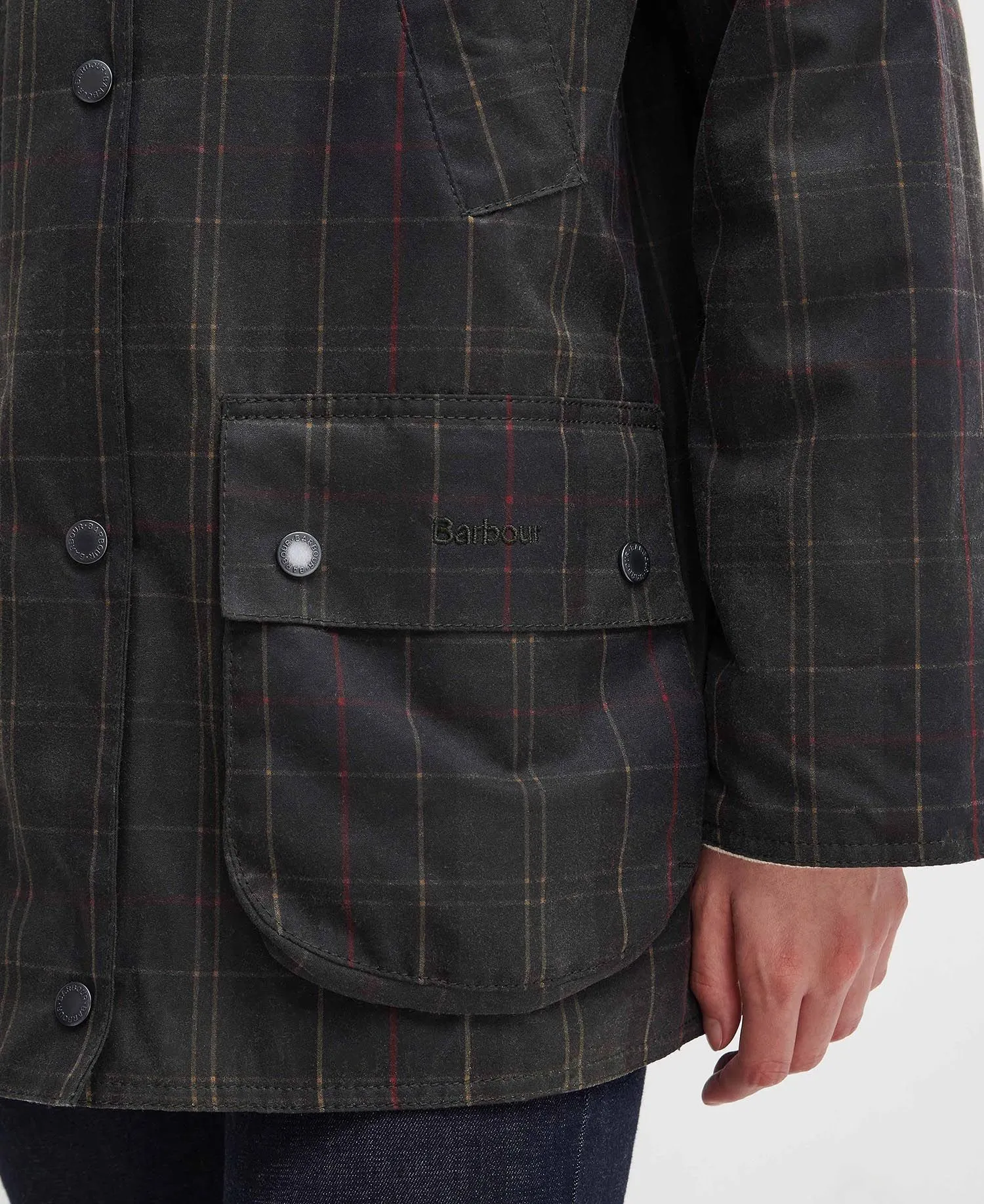 Tartan Ashby Wax Jacket - Dark Classic