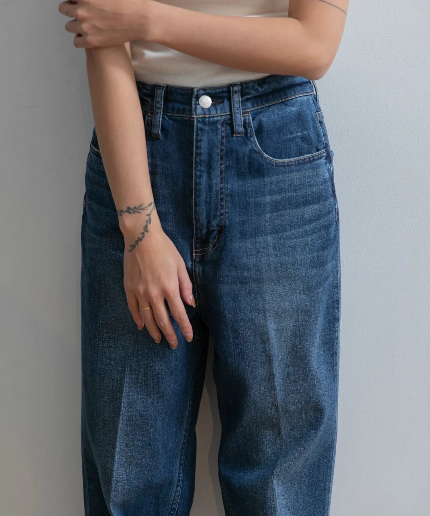 【WOMEN】Healthy denim Nuts Dark Used