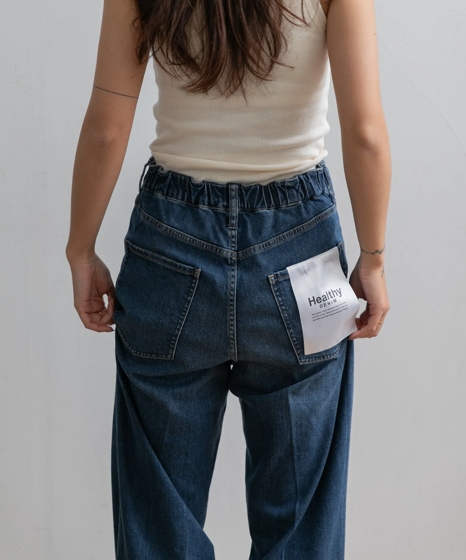 【WOMEN】Healthy denim Nuts Dark Used