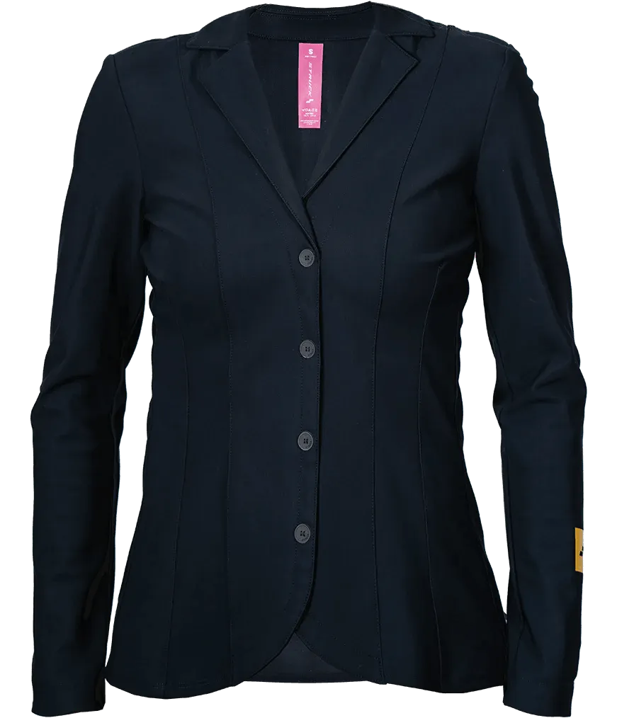 WOMEN'S BOLD SHACKET: NAVY (C)