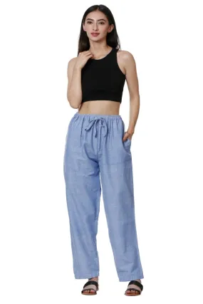 Women's Lounge Pants | Blue | Fits Waist Size 28" to 36"